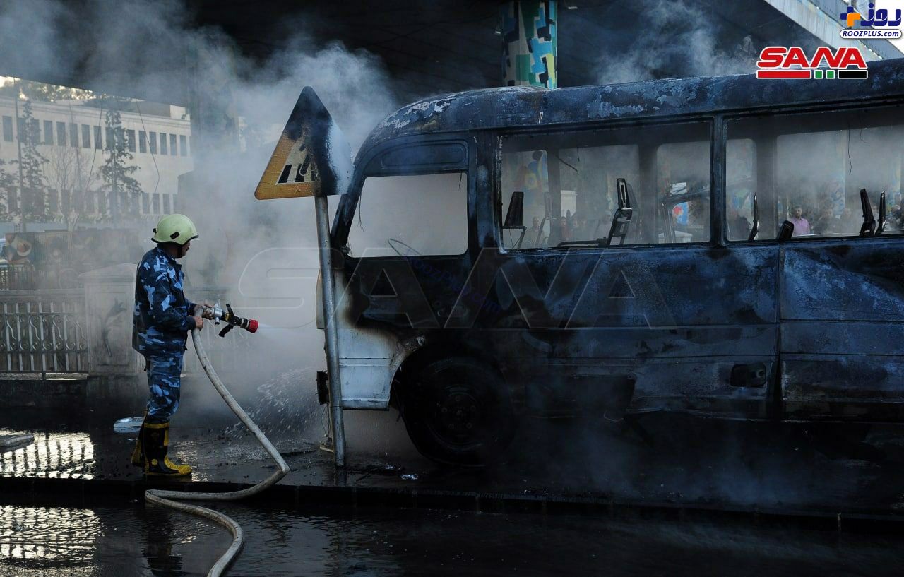 13 کشته در انفجار در مسیر یک اتوبوس در دمشق