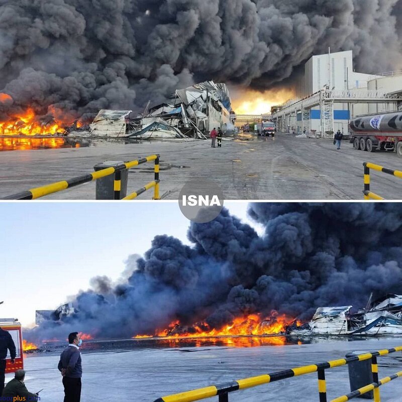 شرکت طبیعت در زرندیه آتش گرفت / عکس