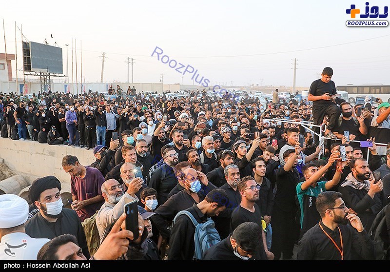 تجمع زائران در مرز شلمچه با شایعات فضای مجازی +عکس