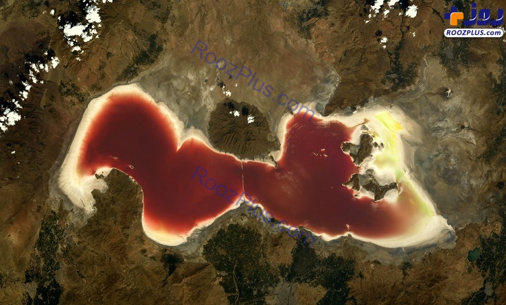 شاهکار ایستگاه فضایی در ثبت تصویر دریاچه ارومیه