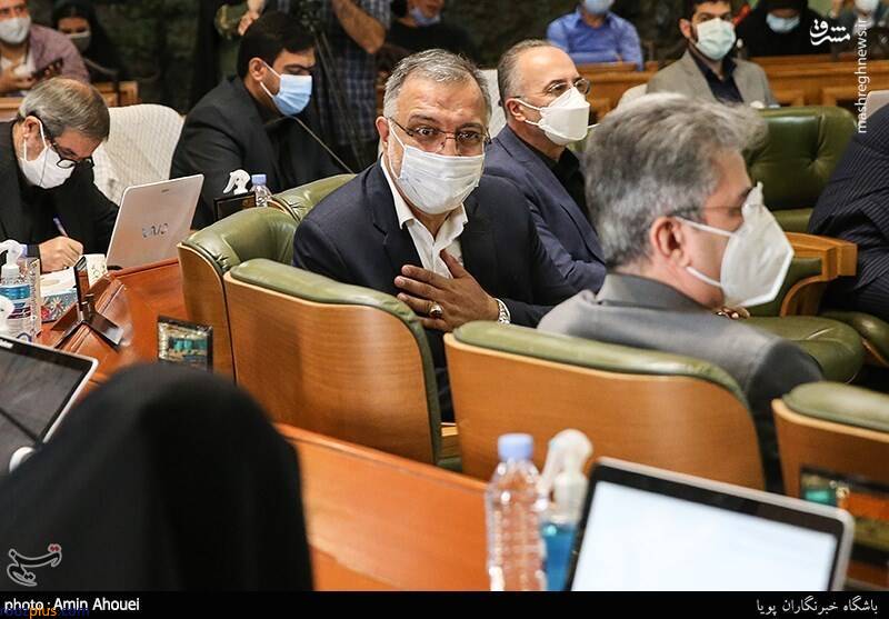 جلسه شورای شهر تهران با حضور سردار فدوی+عکس
