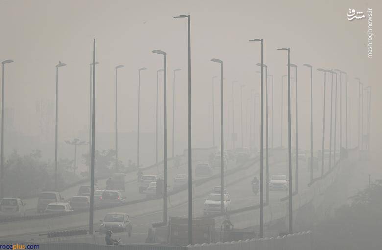 آلودگی شدید هوا در دهلی نو /عکس