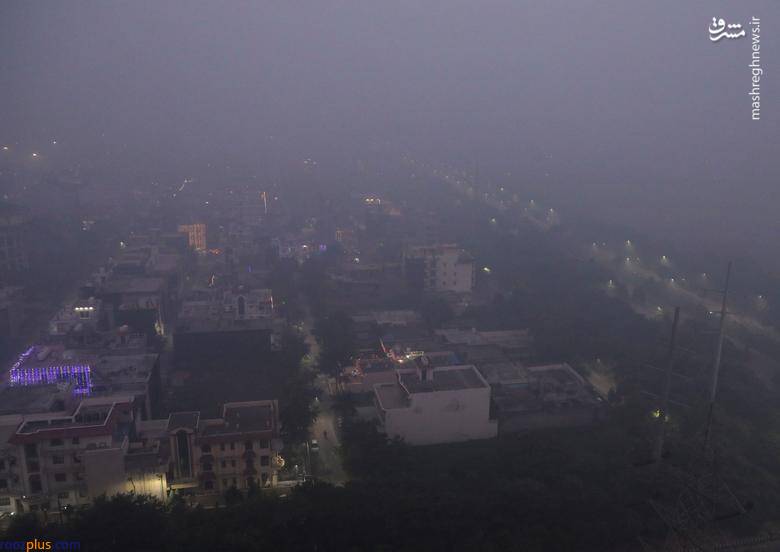آلودگی شدید هوا در دهلی نو /عکس