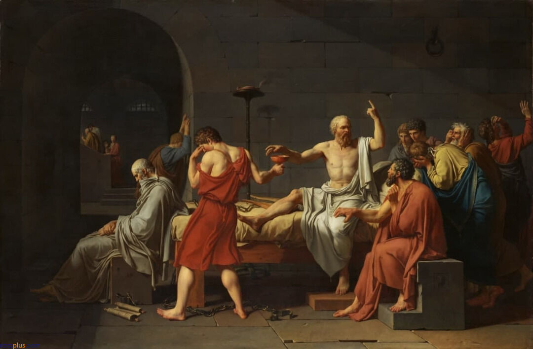 نگاهی به نقاشی مرگ سقراط