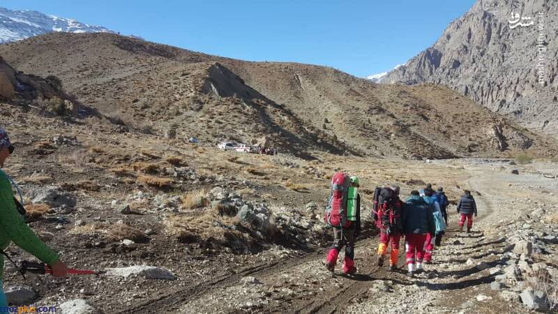 عکس/ عملیات امدادونجات گروه کوهنوردان شیرازی