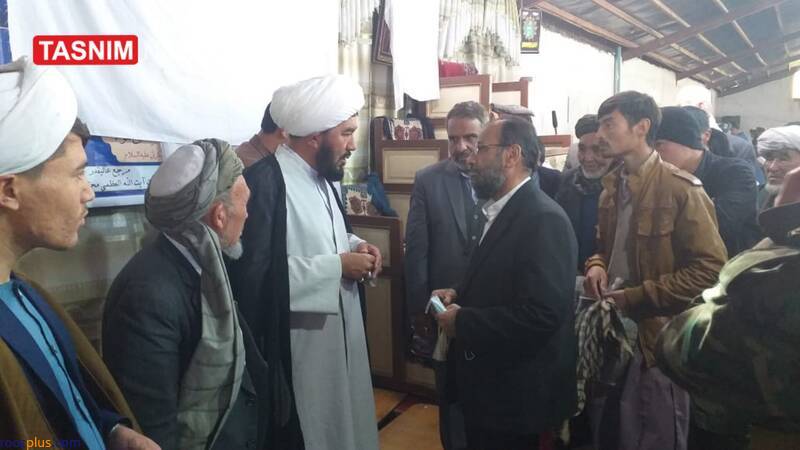 حضور مقامات سفارت ایران در نمازجمعه شیعیان غرب کابل +عکس