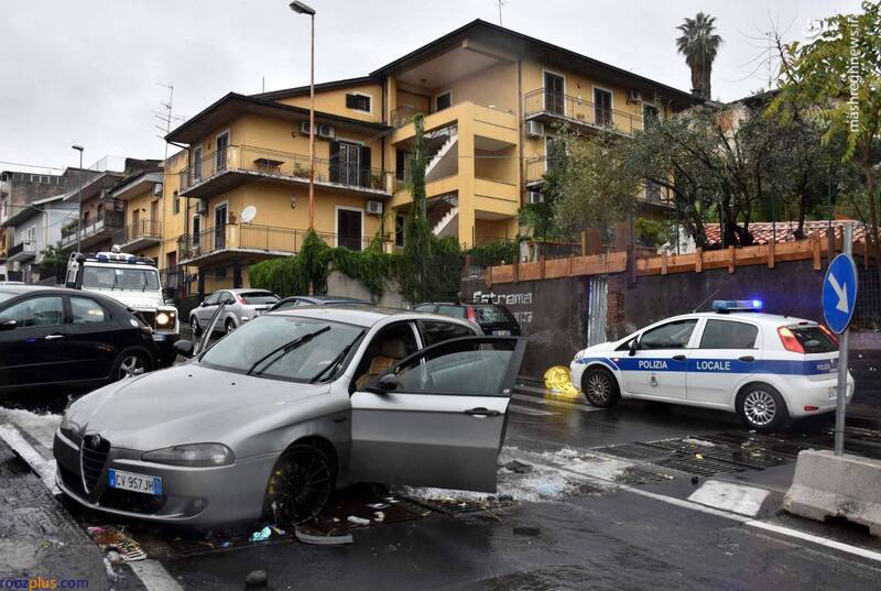 وضعیت عجیب خیابان‌های ایتالیا پس از باران/عکس