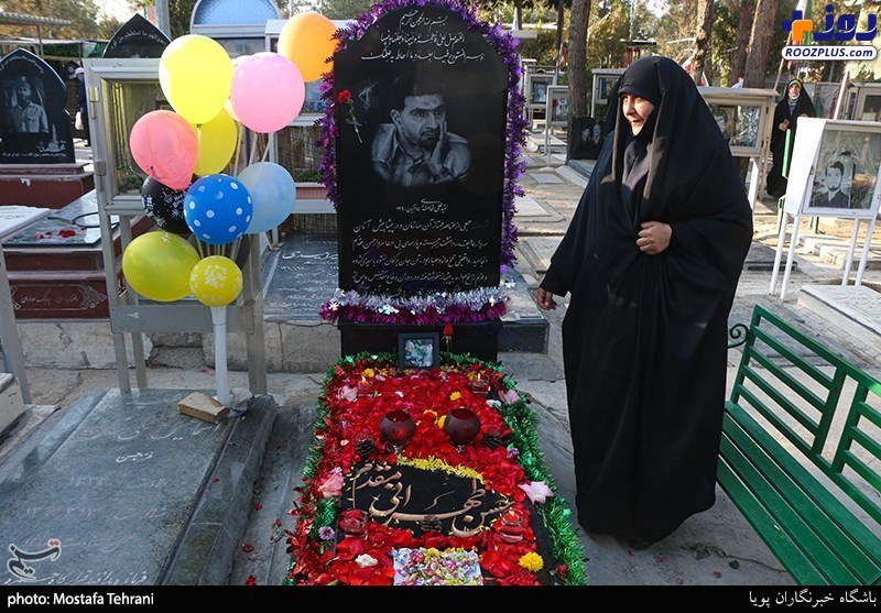 مراسم سالگرد تولد شهید طهرانی مقدم در بهشت زهرا(س) +عکس