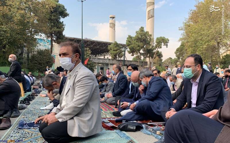 قالیباف در نماز جمعه تهران/عکس