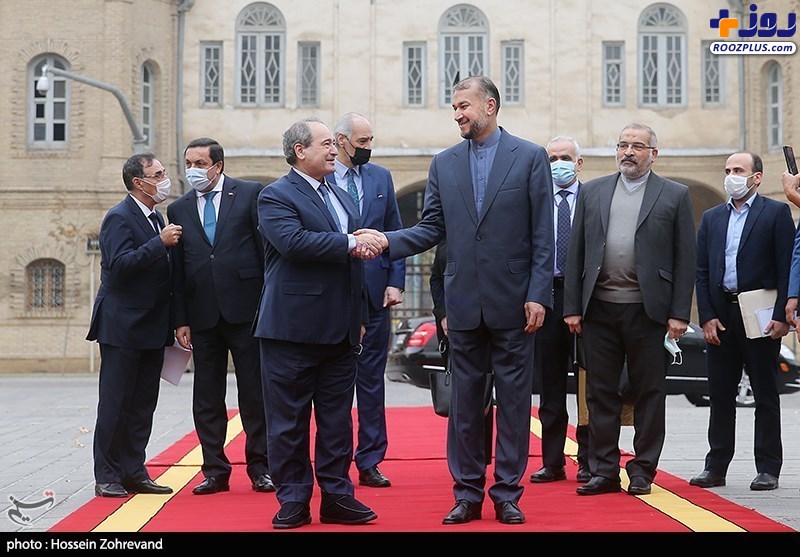 دیدار وزرای امور خارجه ایران و سوریه +عکس