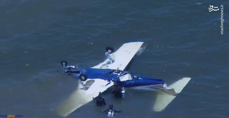 عکس/ شیرجه مرگبار هواپیمای استرالیایی در آب