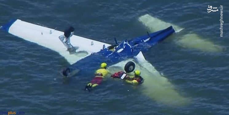 عکس/ شیرجه مرگبار هواپیمای استرالیایی در آب
