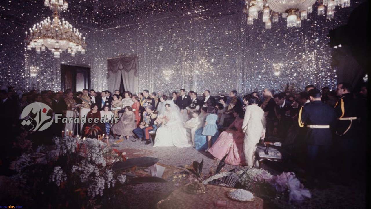 عروسی گران قیمت فرح پهلوی در شب یلدا + تصاویر و سند