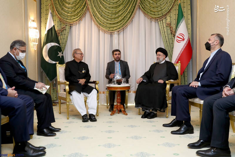 دیدار رئیس‌جمهور ایران با همتای پاکستانی/عکس