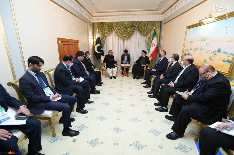 دیدار رئیس‌جمهور ایران با همتای پاکستانی/عکس