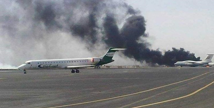 ائتلاف سعودی 3 مرتبه فرودگاه صنعاء را بمباران کرد