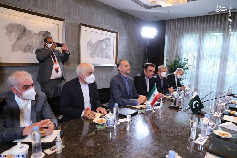 دیدار امیرعبداللهیان با وزیر خارجه پاکستان/ عکس