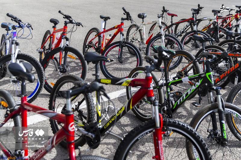 کشف دوچرخه‌های سرقتی توسط پلیس/ عکس