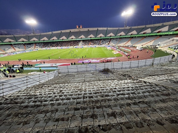 عکس/وضعیت جایگاه ویژه استادیوم آزادی!