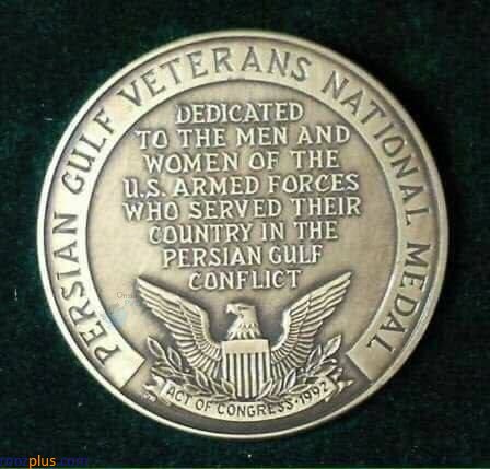 عکس/سندی دندان‌شکن برای نام خلیج فارس؛ تصویر مدالی در ارتش آمریکا