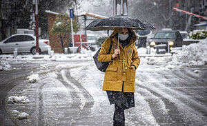 احتمال بارش پراکنده برف در تهران