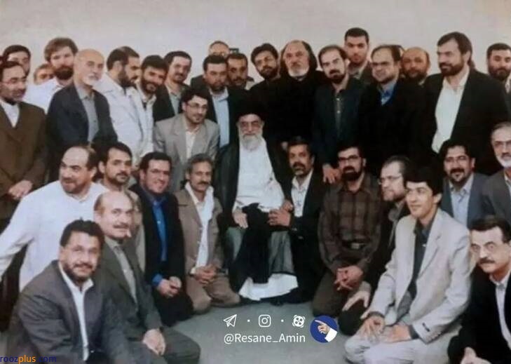 حضور مرحوم نادر طالب‌زاده در دیدار با رهبر انقلاب/ عکس