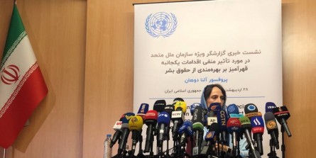 گزارشگر سازمان ملل: آمریکا بلافاصله تحریم‌ها علیه مردم ایران را بردارد
