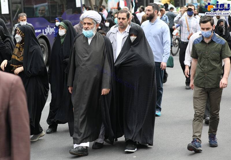 عکس/حضور «حجت‌الاسلام طائب» در راهپیمایی روز قدس