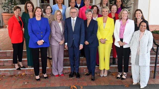 دولت جدید استرالیا با ۱۳ وزیر زن
