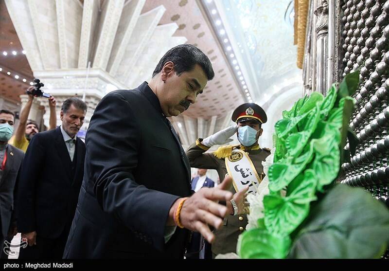 حضور رئیس جمهور ونزوئلا در حرم امام خمینی(ره)/ عکس