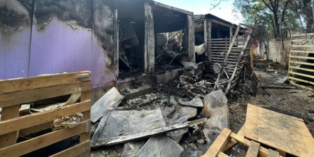 اردوگاه پناهجویان در «آتن» در آتش‌ ویران شد