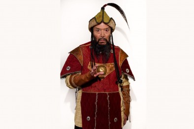 انتشار تصاویر علی نصیریان در «سی‌صد»/ استاد نقش یک مغول را بازی می‌کند