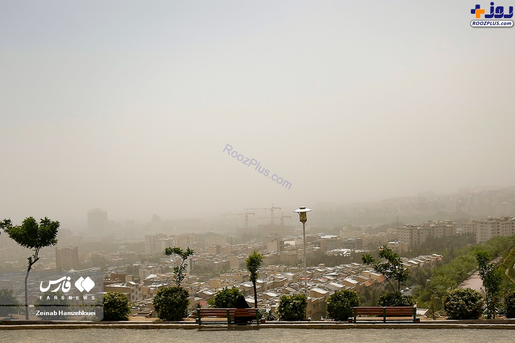 پایتخت در غبار +عکس