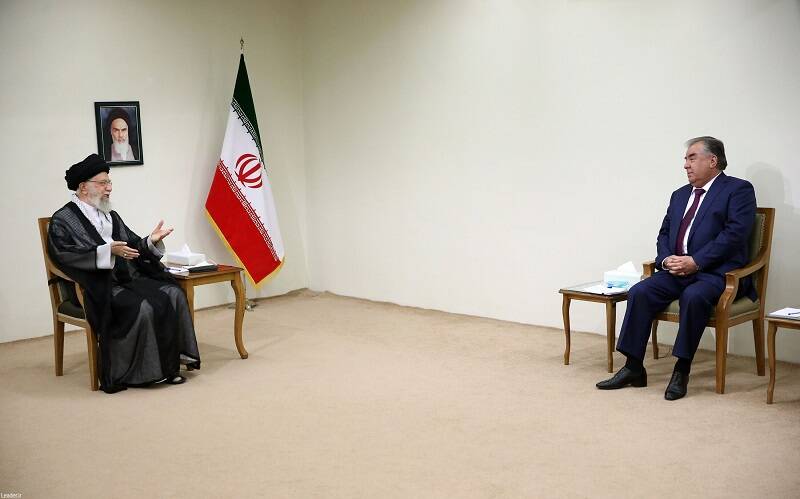 رئیس‌جمهور تاجیکستان با رهبر انقلاب اسلامی دیدار کردند