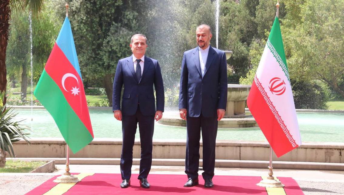 استقبال امیرعبداللهیان از وزیر خارجه جمهوری آذربایجان