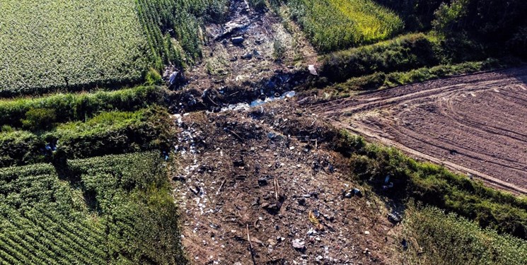 سقوط هواپیمای اوکراینی حامل 12 تن مواد منفجره؛ 8 نفر کشته شدند