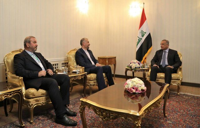 امیر عبداللهیان با نخست وزیر عراق دیدار کرد