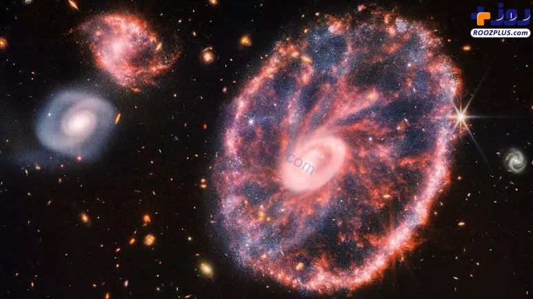 درخشش دلربای یک کهکشان از فاصله ۵۰۰ میلیون سال نوری +عکس