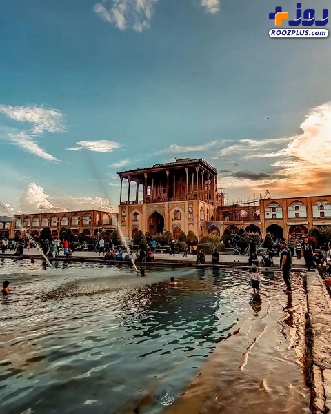 عکس/نمایی زیبا از میدان نقش جهان اصفهان