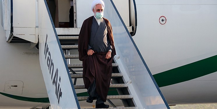 رئیس قوه قضاییه بدون تشریفات با پرواز عمومی وارد بوشهر شد