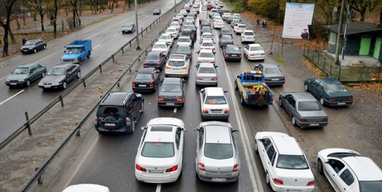 ترافیک سنگین در محور سوادکوه/احتمال بازگشایی هراز