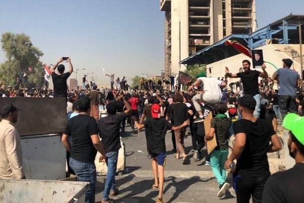 آشوبگران حامی صدر دوباره بغداد را متشنج کردند