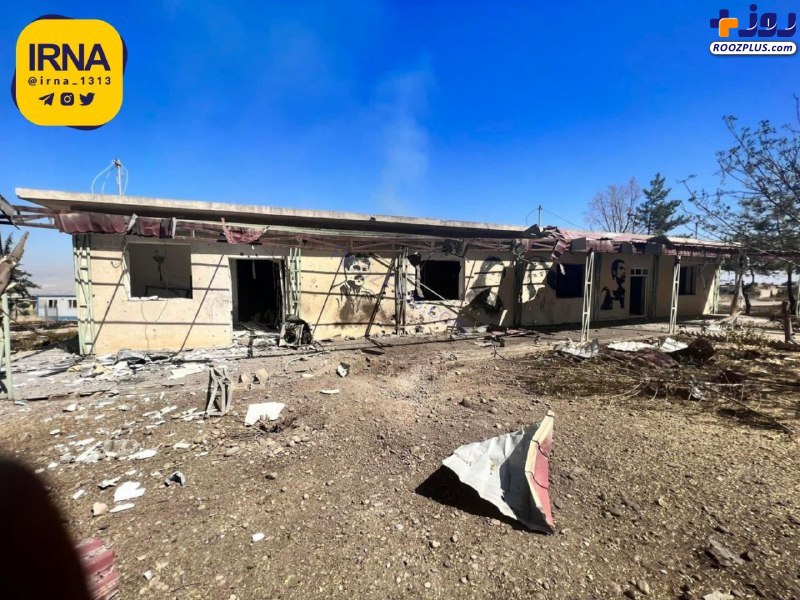 تصاویری از کمپ گروهک کومله‌ در حومه سلیمانیه عراق پس از حملات موشکی