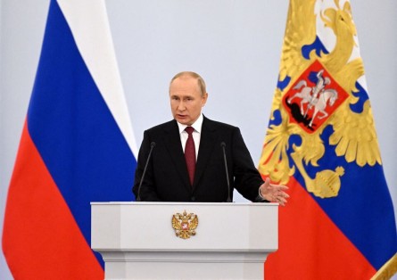 پوتین: پیوستن مناطق ۴ گانه به روسیه، پشتوانه تاریخی دارد/ تلاش واشنگتن برای مهار ایران،چین و روسیه