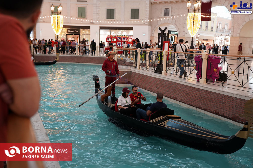 بازاری شبیه به ونیز در دوحه قطر +عکس