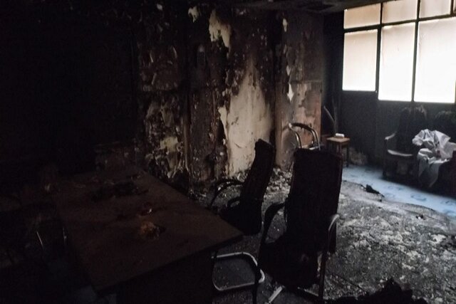 ماجرای آتش سوزی در دفتر بسیج دانشجویی دانشگاه صنعتی شریف