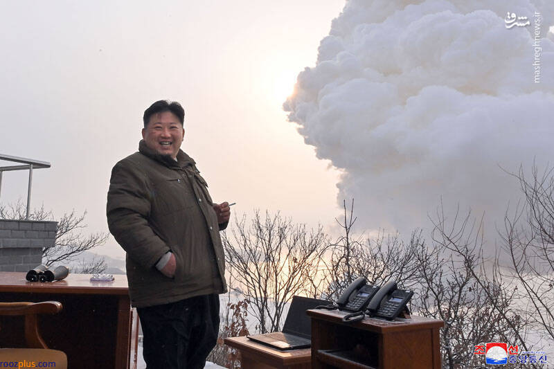 عکس/رونمایی موتور موشک سوخت جامد کره شمالی