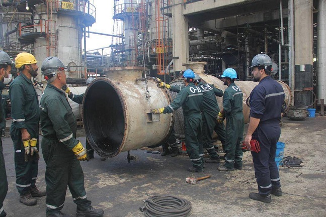 پس از ۷سال صورت گرفت/ موفقیت شرکت نفت ایرانول در اورهال پالایشگاه روغنسازی تهران