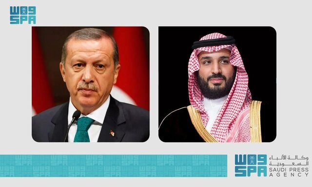 پیام پادشاه و ولیعهد عربستان به اردوغان