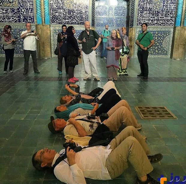 عکاسی جالب توریست‌ها در اصفهان/ عکس